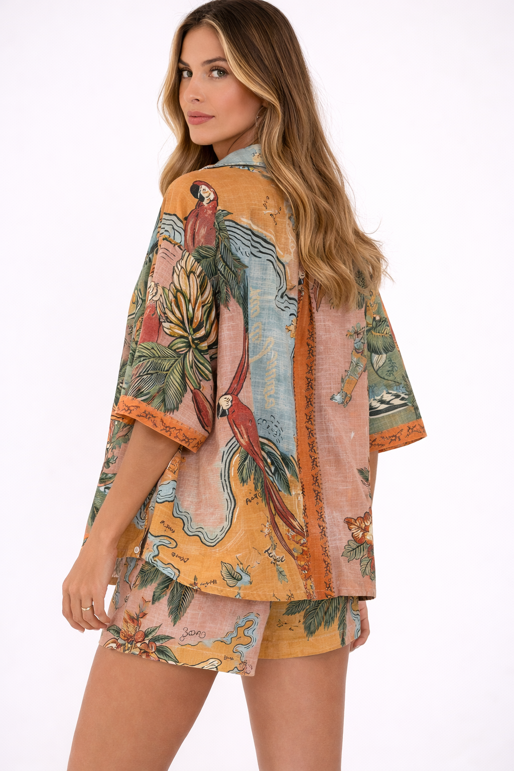 Sunset Paradise Shirt & Shorts Set