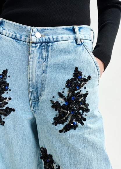 Lavena Decorated Denim Jeans