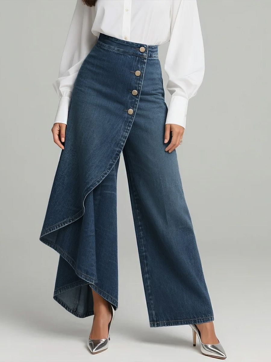 Everyday Comfort Wide-Leg Jeans