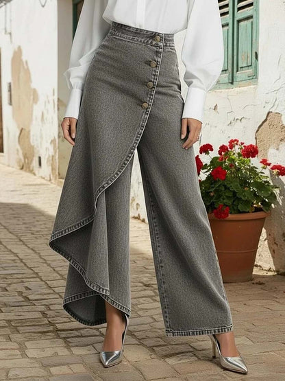 Everyday Comfort Wide-Leg Jeans