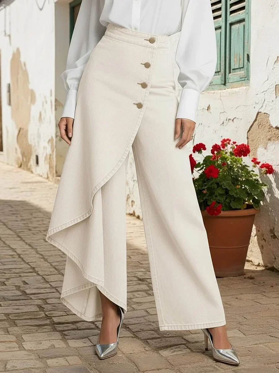 Everyday Comfort Wide-Leg Jeans