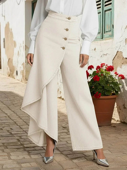 Everyday Comfort Wide-Leg Jeans