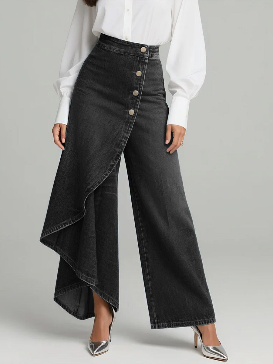Everyday Comfort Wide-Leg Jeans