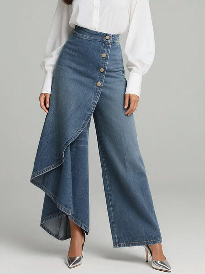 Everyday Comfort Wide-Leg Jeans